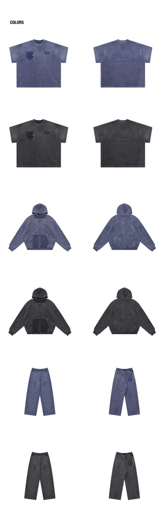 [MASONPRINCE] Distressed Washed Collection