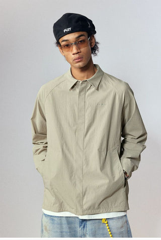 [Monterest] Quick-Dry Relaxed Fit Collared Shirt