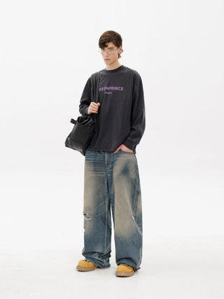 [MASONPRINCE] Layered Sweatshirt Set