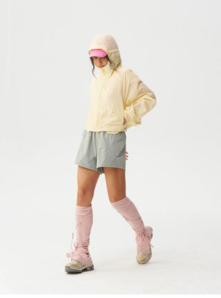 [Monterest] Quick-Dry Mesh Panel Running Shorts