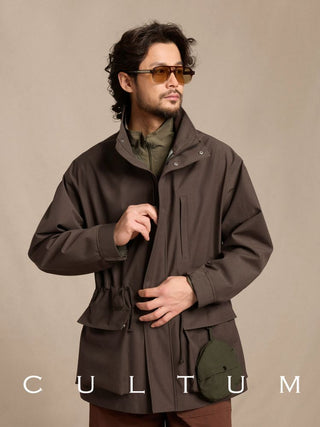 [CULTUM] Waterproof Stand Collar Field Jacket