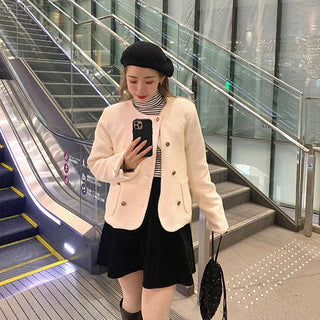 Tweed wool double jacket