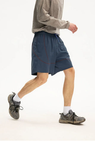 [Monterest] Contrast Stitch Outdoor Shorts