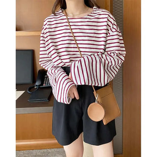 brit stripe boxy T