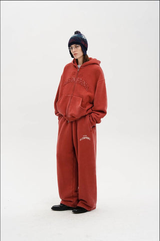 [MASONPRINCE] Fleece Lined Hoodie & Sweatpants Set