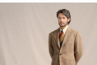 [CULTUM] 1930s Wool Blend Twill Blazer