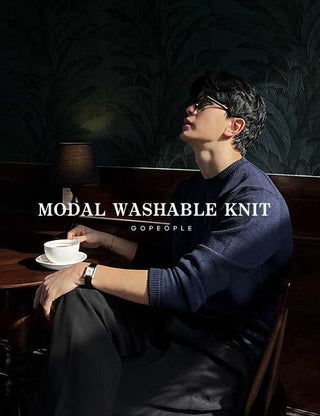 Modal washable round knit (span fabric)