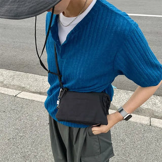 henry neck rib tee