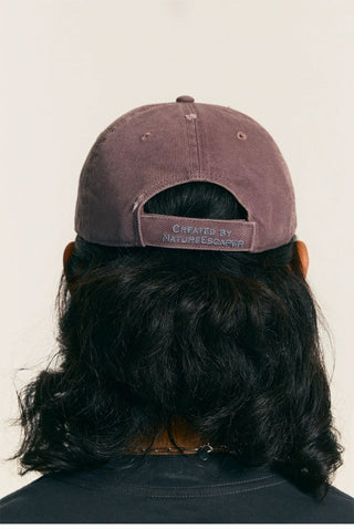 [Monterest] Washed Distressed Logo Embroidered Cap