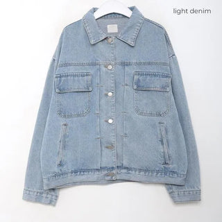 Oversized denim jacket