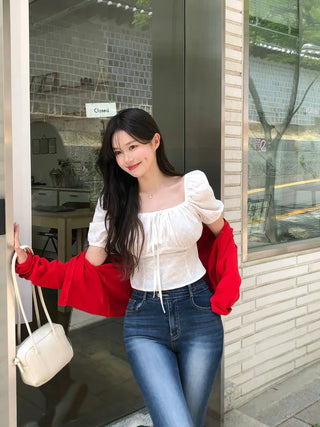 Punched Ribbon Blouse