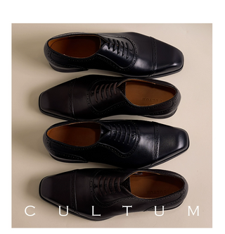 [CULTUM] Leather Oxford Shoes