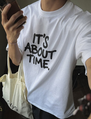 ABOUT Printed Short Sleeve T-shirt (3 colors)