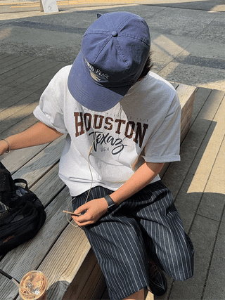 Houston Texas Heavy 1/2 T-shirt