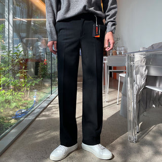 All Day Hidden Elastic Waist Wide Fleece-Lined Slacks (6 colors)