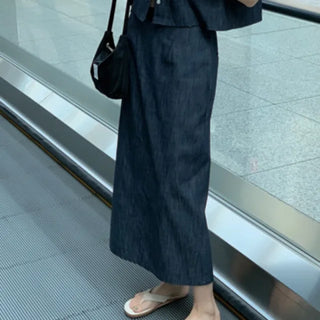 Benn Natural Denim Skirt