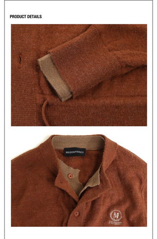 MASONPRINCE Fake Two-piece Cardigan