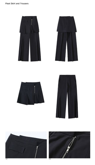 CONP Combination Culottes Set (Black)