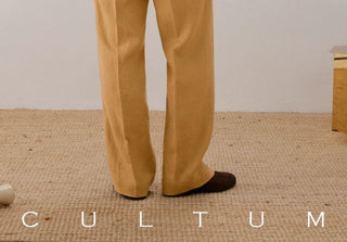 [CULTUM] Linen Drawstring Trousers