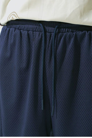 [Monterest] Embroidered Mesh Athletic Shorts
