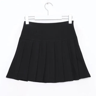 Pleated mini skirt