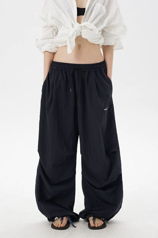 [MASONPRINCE] Lightweight Nylon Parachute Pants