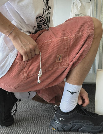 Morgentau Pigment Corduroy Shorts (4 colors)