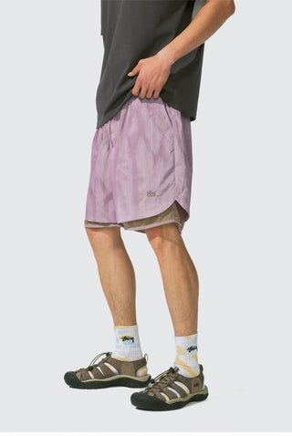 [Monterest] Tie-Dye Double Layer Running Shorts
