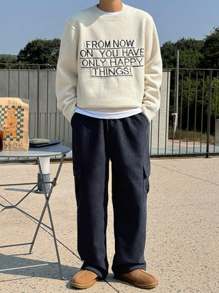 FROM NOW Intarsia Soft Knit