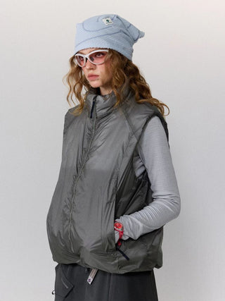 [Monterest] Water-Resistant Padded Stand Collar Vest
