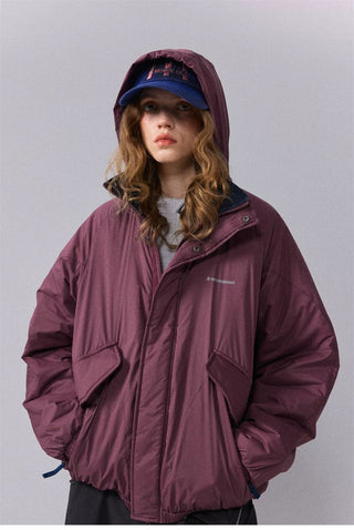 [Monterest] Water-Resistant Stand Collar Padded Jacket