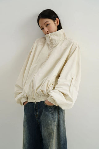 MASONPRINCE Distressed Nylon Coach Jacket