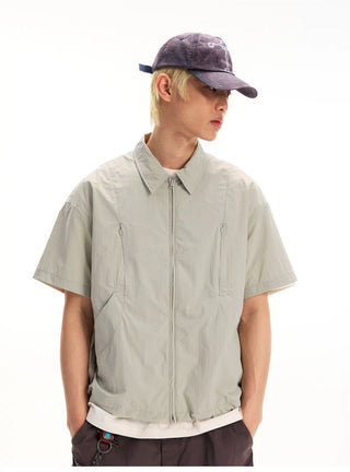 [Monterest] UPF50+ Water Repellent Zip-Up Shirt Jacket