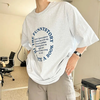 Lettering Logo Casual T-shirt