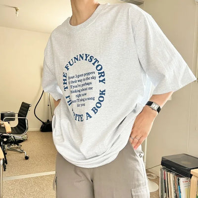 Lettering Logo Casual T-shirt