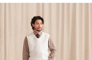 [CULTUM] V-Neck Knit Vest