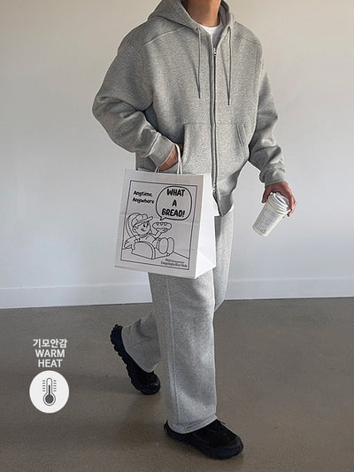 After Supima Fleece-Lined Zip-Up Hoodie