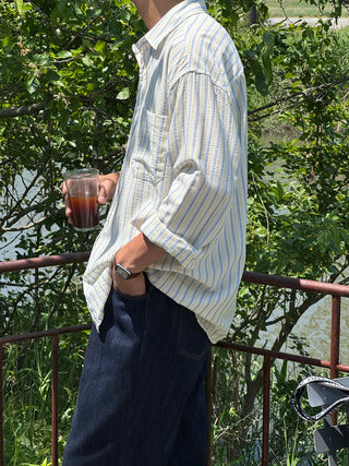 Renault Pinstripe Shirt
