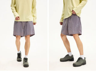[Monterest] Water Repellent Contrast Stitch Shorts