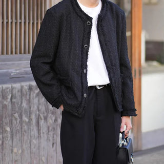 Black tweed jacket