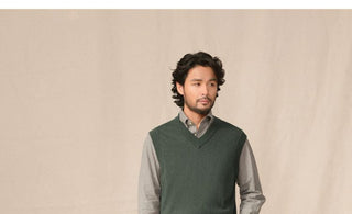 [CULTUM] V-Neck Knit Vest