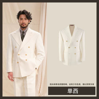 [CULTUM] Wrinkle-Resistant Double Breasted Suit