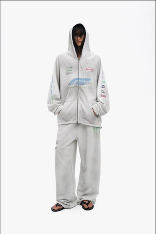 [MASONPRINCE] Racing Club Anniversary Sweat Set