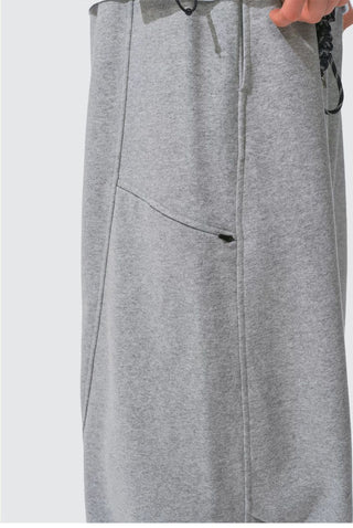 [Monterest] Logo Embroidered Wide Leg Sweatpants