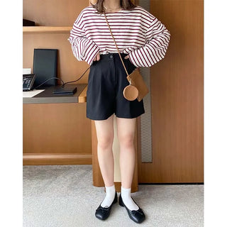 brit stripe boxy T