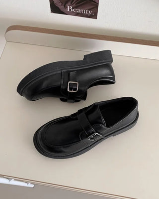Buckle Mary Jane Unique Loafers