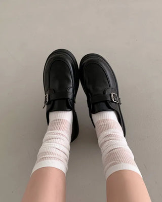 Buckle Mary Jane Unique Loafers