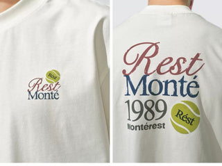 [Monterest] Tennis Print Cotton T-Shirt