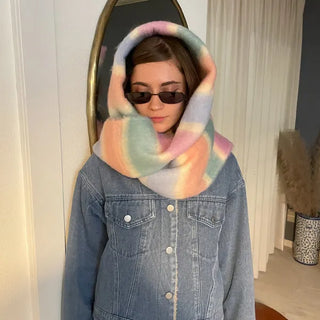 Border Tassel Scarf - P000KVYR