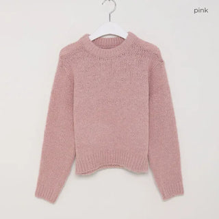 Simple cropped knit